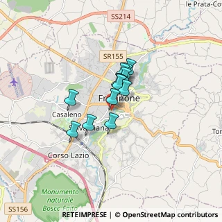 Mappa P.zza Caduti Via Fani, 03100 Frosinone FR, Italia (1.04846)