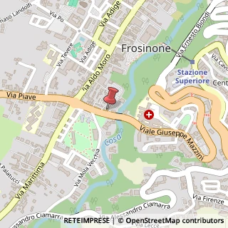 Mappa Viale Giuseppe Mazzini, 176, 03100 Frosinone, Frosinone (Lazio)