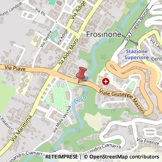 Mappa Viale Giuseppe Mazzini, 153, 03100 Frosinone, Frosinone (Lazio)