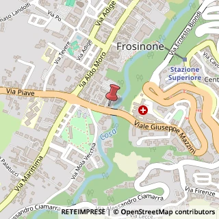 Mappa Viale Giuseppe Mazzini, 128, 03100 Frosinone, Frosinone (Lazio)