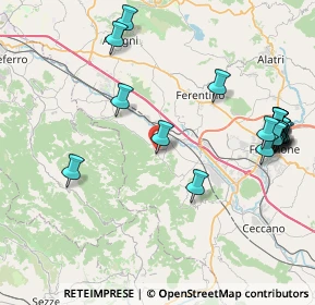 Mappa Via Morolense km 9, 03017 Morolo FR, Italia (10.385)