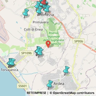 Mappa Via della Selva Piana, 00071 Pomezia RM, Italia (3.37579)