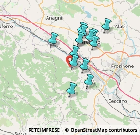 Mappa Via Garibaldi, 03017 Morolo FR, Italia (5.89571)