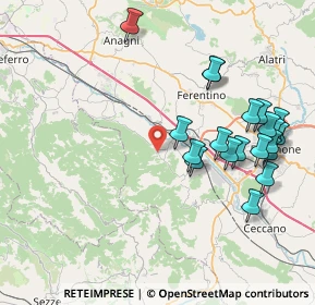Mappa Via Garibaldi, 03017 Morolo FR, Italia (9.169)