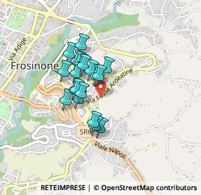 Mappa Via delle Fosse Ardeatine, 03100 Frosinone FR, Italia (0.3215)