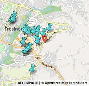 Mappa Via delle Fosse Ardeatine, 03100 Frosinone FR, Italia (0.5185)