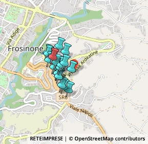 Mappa Via delle Fosse Ardeatine, 03100 Frosinone FR, Italia (0.2995)