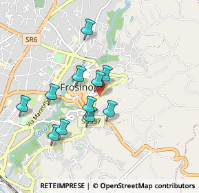 Mappa Via delle Fosse Ardeatine, 03100 Frosinone FR, Italia (0.84364)