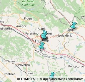 Mappa Via S. Simeone, 03100 Frosinone FR, Italia (31.6665)