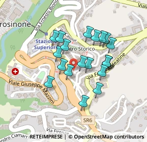 Mappa Via S. Simeone, 03100 Frosinone FR, Italia (0.194)