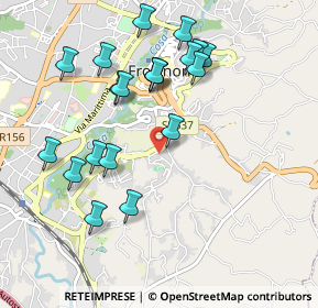 Mappa Via Dante Alighieri, 03100 Frosinone FR, Italia (1.057)