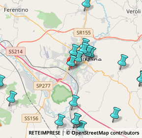 Mappa Viale Grecia, 03100 Frosinone FR, Italia (5.3585)