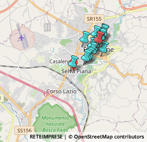 Mappa Viale Grecia, 03100 Frosinone FR, Italia (1.49176)