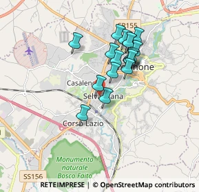 Mappa Viale Grecia, 03100 Frosinone FR, Italia (1.545)