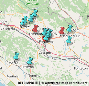 Mappa Viale Grecia, 03100 Frosinone FR, Italia (13.14733)