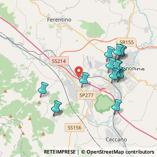 Mappa Via dei Ponticelli, 03100 Frosinone FR, Italia (4.402)