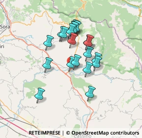 Mappa S.s. 509 di Forca D'acero, 03042 Atina FR, Italia (5.9705)