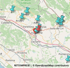 Mappa Via Michelangelo, 03100 Frosinone FR, Italia (18.62333)