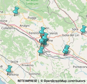 Mappa Via Michelangelo, 03100 Frosinone FR, Italia (14.62909)