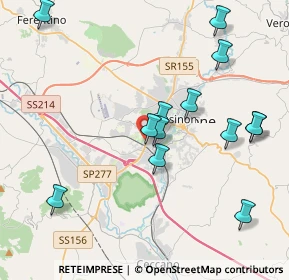 Mappa Via Michelangelo, 03100 Frosinone FR, Italia (4.54231)