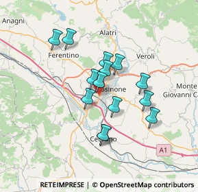 Mappa V.le Volsci, 03100 Frosinone FR, Italia (5.85571)
