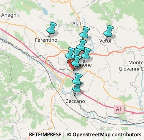 Mappa V.le Volsci, 03100 Frosinone FR, Italia (4.24917)