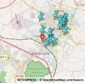 Mappa V.le Volsci, 03100 Frosinone FR, Italia (1.73125)