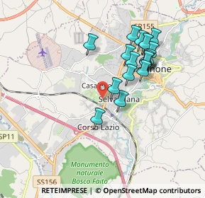 Mappa Via Michelangelo, 03100 Frosinone FR, Italia (1.80444)