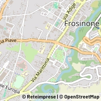 Mapa Frosinone
