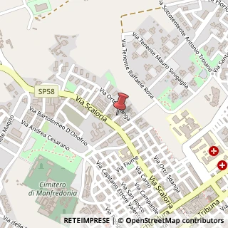 Mappa Via mezzanelle, 71043 Manfredonia, Foggia (Puglia)