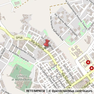 Mappa Via Scaloria, 152, 71043 Manfredonia, Foggia (Puglia)