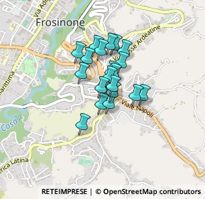 Mappa Via G. Acciaccarelli, 03100 Frosinone FR, Italia (0.279)