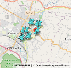 Mappa Via G. Acciaccarelli, 03100 Frosinone FR, Italia (1.10333)