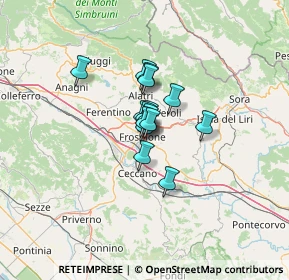 Mappa Via G. Acciaccarelli, 03100 Frosinone FR, Italia (6.84)