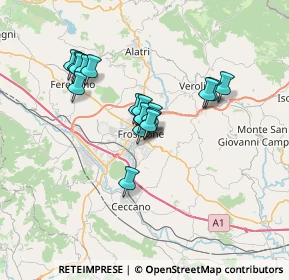 Mappa Via G. Acciaccarelli, 03100 Frosinone FR, Italia (5.78059)