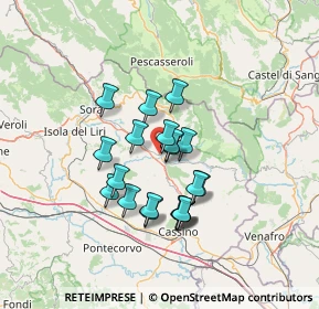 Mappa Via Zotone, 03042 Atina FR, Italia (11.208)