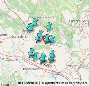 Mappa Via Zotone, 03042 Atina FR, Italia (10.756)