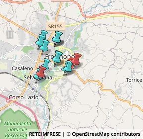 Mappa Viale Napoli, 03100 Frosinone FR, Italia (1.45643)