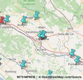 Mappa Via Giovan Battista Grappelli, 03100 Frosinone FR, Italia (22.31)