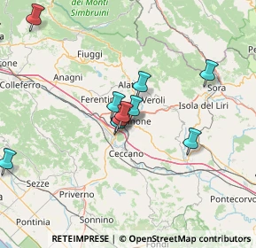 Mappa Via Giovan Battista Grappelli, 03100 Frosinone FR, Italia (19.19154)