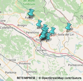 Mappa Via Giovan Battista Grappelli, 03100 Frosinone FR, Italia (7.53923)