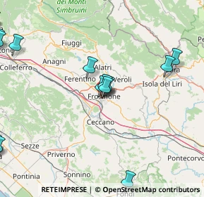 Mappa Via Giovan Battista Grappelli, 03100 Frosinone FR, Italia (28.189)