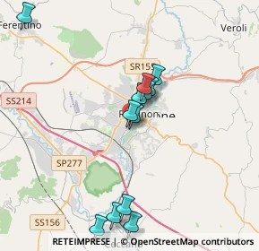 Mappa Via Giovan Battista Grappelli, 03100 Frosinone FR, Italia (3.835)