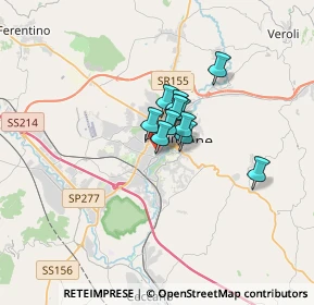 Mappa Via Giovan Battista Grappelli, 03100 Frosinone FR, Italia (1.82)