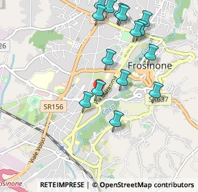 Mappa Via Giovan Battista Grappelli, 03100 Frosinone FR, Italia (1.12)