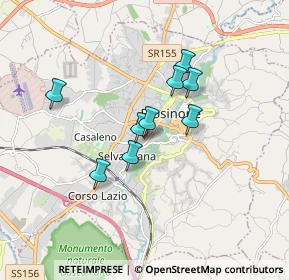 Mappa Via Giovan Battista Grappelli, 03100 Frosinone FR, Italia (2.02182)
