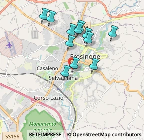 Mappa Via Giovan Battista Grappelli, 03100 Frosinone FR, Italia (1.72083)