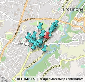 Mappa Via Giovan Battista Grappelli, 03100 Frosinone FR, Italia (0.2405)