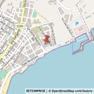 Mappa Piazzale Alessandro Galli, 83, 71043 Manfredonia, Foggia (Puglia)