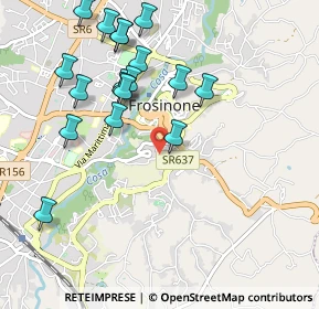 Mappa Via Lecce, 03100 Frosinone FR, Italia (1.13167)